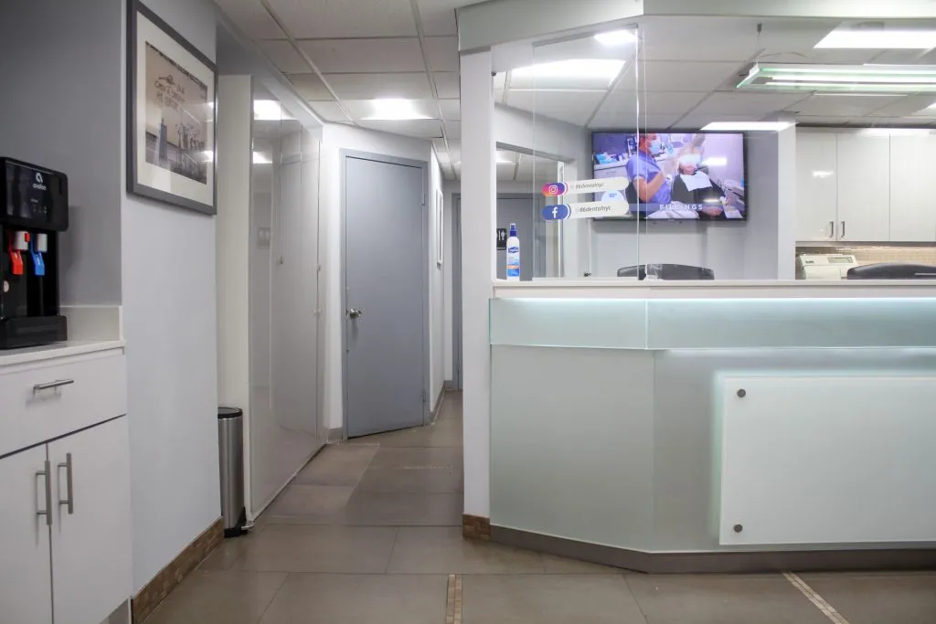 Dental office front desk