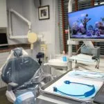 Dental equipment, in the dental exam room