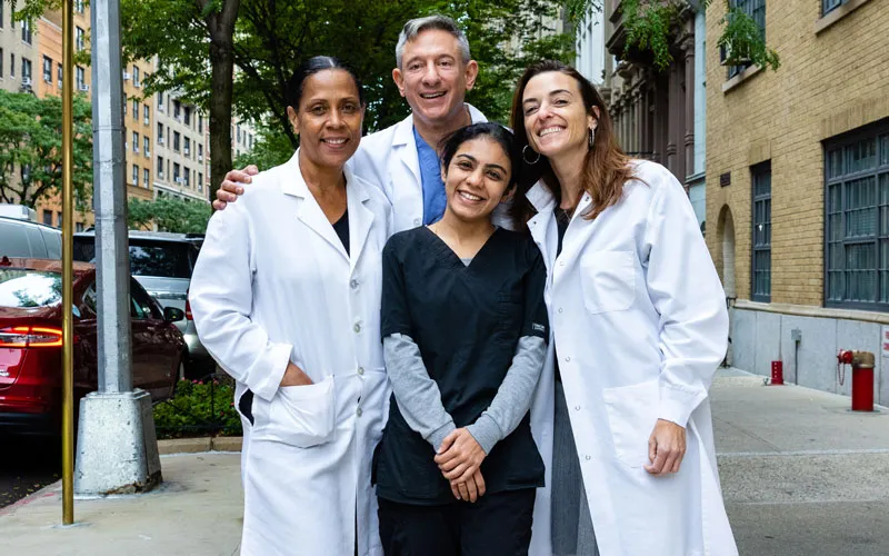 The dental team at 86th Street Dental Center in the Upper West Side of Manhattan